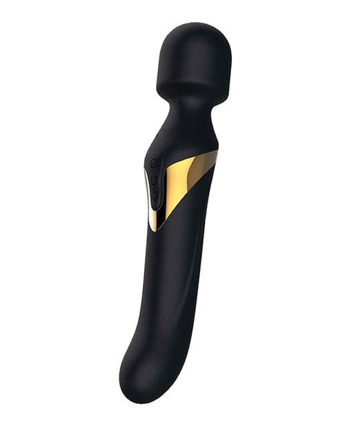 Lovely Planet Dorcel Dual Orgasms Wand Vibrator - Black-gold Vibrators