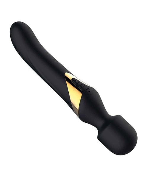 Lovely Planet Dorcel Dual Orgasms Wand Vibrator - Black-gold Vibrators