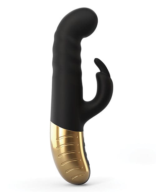 Lovely Planet Dorcel G-stormer Thrusting G Spot Rabbit - Black-Gold Vibrators