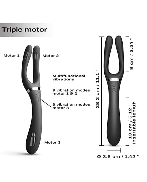 Lovely Planet Dorcel Infinite Joy Bendable Forked Vibrator Vibrators