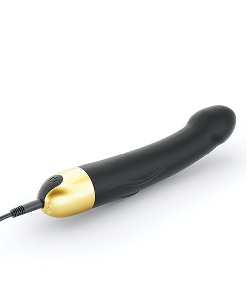 Dorcel Real Vibration M 8.6" Rechargeable Vibrator 2.0 - Black-Gold