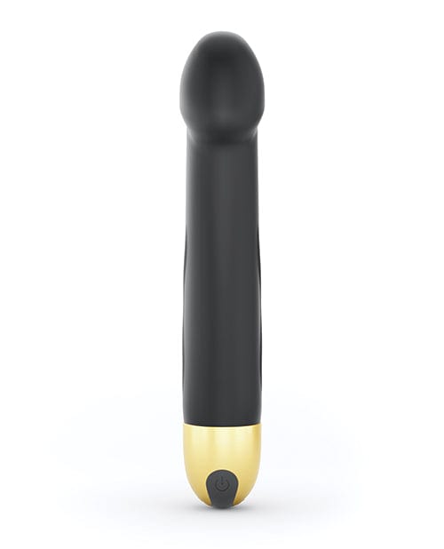 Lovely Planet Dorcel Real Vibration M 8.6" Rechargeable Vibrator 2.0 - Black-Gold Vibrators