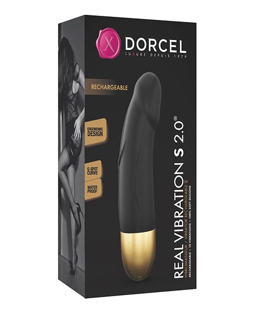 Lovely Planet Dorcel Real Vibration S 6" Rechargeable Vibrator 2.0 - Gold Vibrators