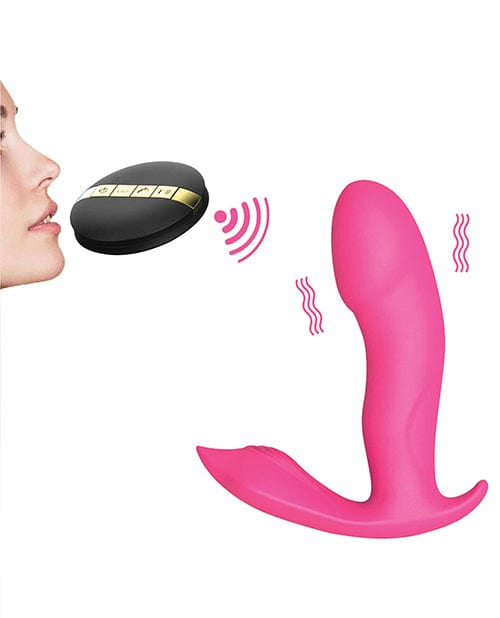 Lovely Planet Dorcel Secret Clit Dual Stim Heating And Voice Control - Pink Vibrators