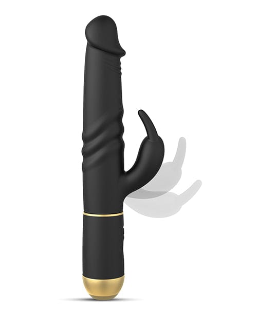 Lovely Planet Dorcel Thrusting &amp; Spinning Furious Rabbit 2.0 - Black Vibrators