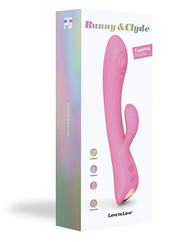 Lovely Planet Love To Love Bunny & Clyde Tapping Rabbit Pink Passion Vibrators