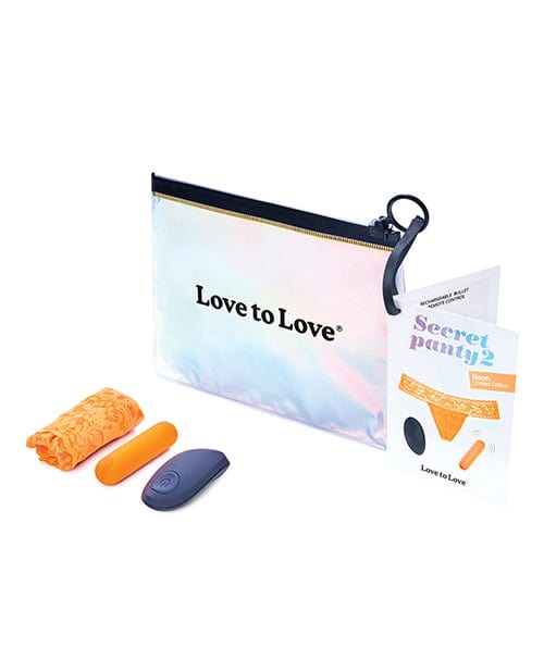 Lovely Planet Love To Love Secret Panty Vibe 2 Neon Orange Vibrators