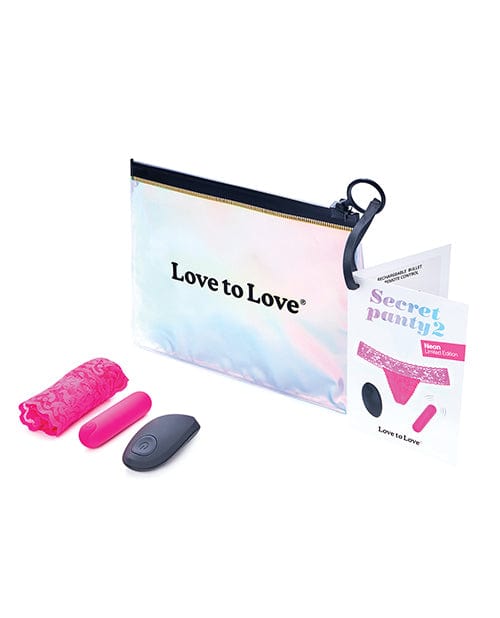 Lovely Planet Love To Love Secret Panty Vibe 2 Neon Pink Vibrators