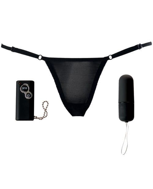 Lovely Planet Love To Love Secret Vibrating Panty - Black Vibrators