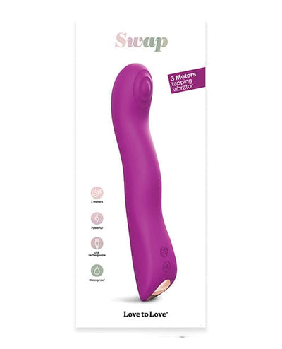 Lovely Planet Love To Love Swap Tapping Vibrator Sweet Orchid Vibrators