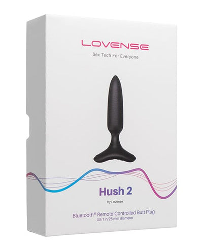 Lovense Lovense Hush 2 1" Butt Plug - Black Anal Toys