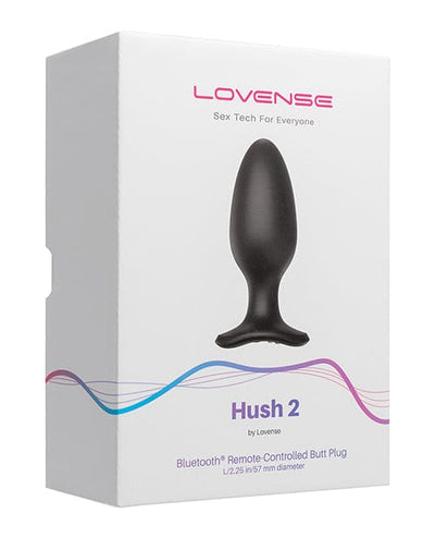 Lovense Lovense Hush 2 2.25" Butt Plug - Black Anal Toys