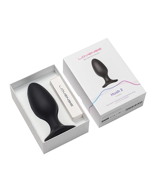 Lovense Lovense Hush 2 2.25" Butt Plug - Black Anal Toys