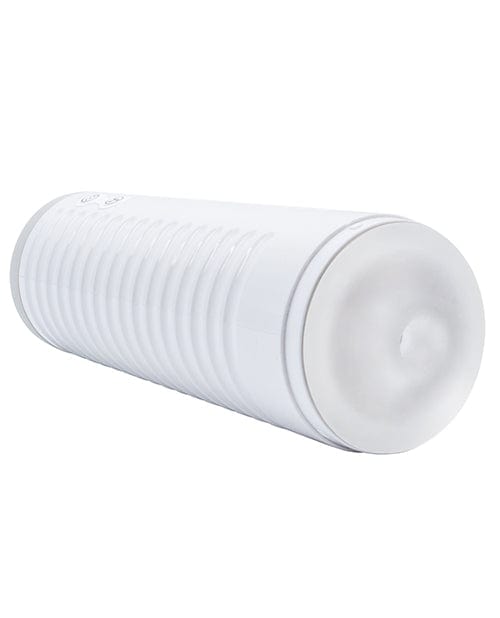 Lovense Max 2 Rechargeable Male Masturbator with White Case - Clear Sleeve