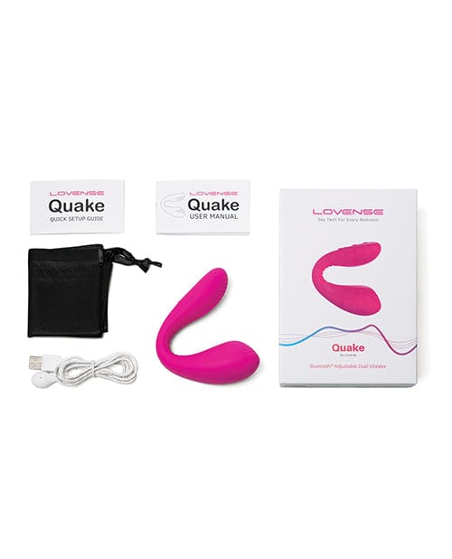 Lovense Lovense Dolce (previously Quake) Adjustable Dual Stimulator - Pink Vibrators
