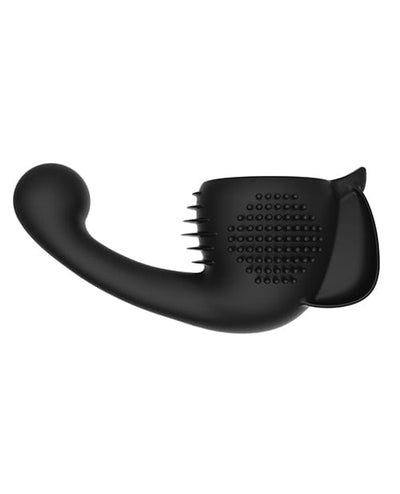 Lovense Lovense Domi Flexible Rechargeable Mini Wand Female Attachment - Black Vibrators