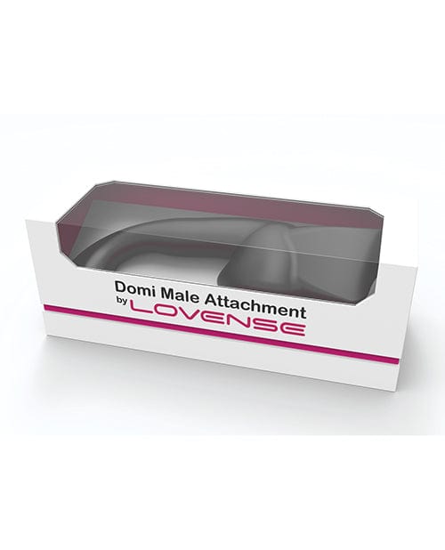 Lovense Lovense Domi Flexible Rechargeable Mini Wand Male Attachment - Black Vibrators