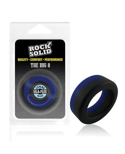 Lucom Rock Solid Big O Ring Black/Blue Penis Toys