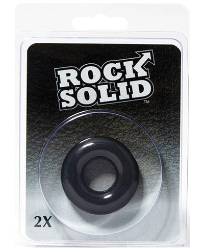 Lucom Rock Solid Donut Ring Black / 2" Penis Toys