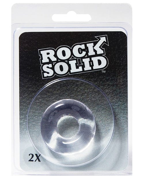 Lucom Rock Solid Donut Ring Clear / 2 inches Penis Toys