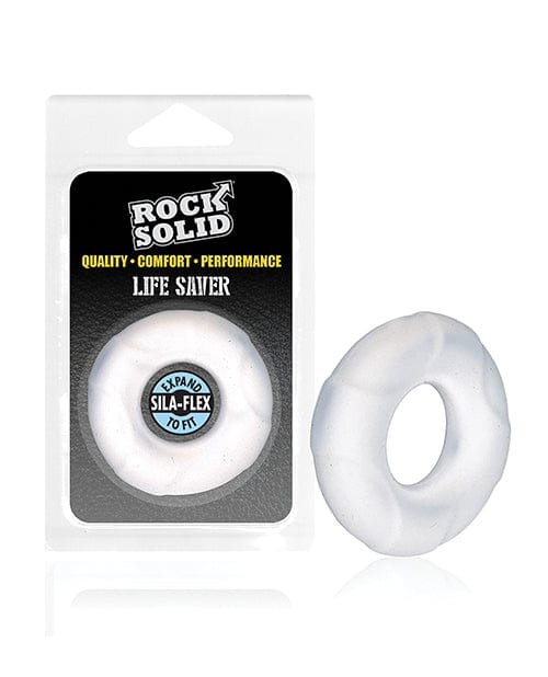 Lucom Rock Solid Lifesaver Ring - Translucent Penis Toys