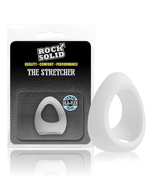 Lucom Rock Solid Stretcher Translucent Silicone Penis Toys