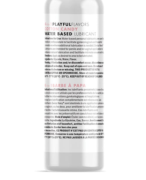 M.D. Science Lab Swiss Navy 4 In 1 Playful Flavors Cotton Candy Lubes