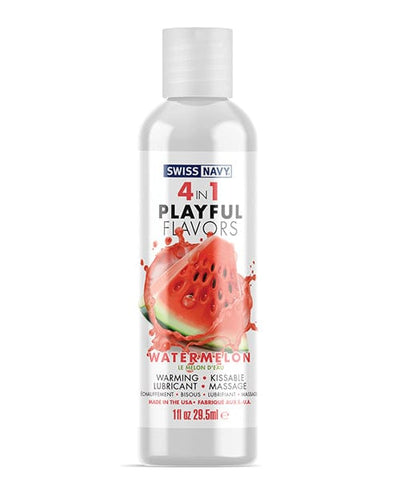 M.D. Science Lab Swiss Navy 4 In 1 Playful Flavors Watermelon 1 Oz Lubes