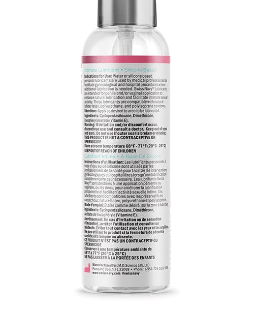 M.D. Science Lab Swiss Navy Desire Silicone Based Intimate Lubricant Lubes