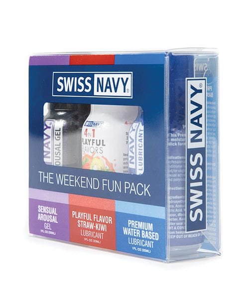 M.D. Science Lab Swiss Navy Weekend Fun Pack Of 3 - 1 Oz Lubes