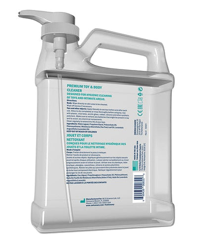 M.D. Science Lab Swiss Navy Toy & Body Cleaner - 1 Gal Pump More