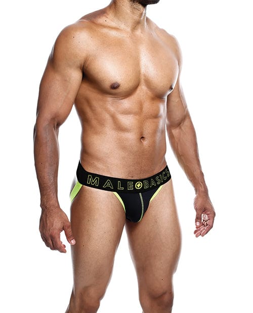 Male Basics Male Basics Neon Jockstrap Neon Large Lingerie &amp; Costumes