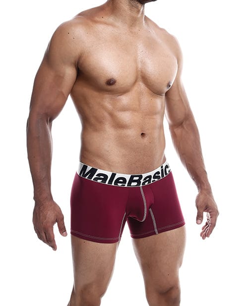 Male Basics Male Basics Performance Boxer Burgundy / Large Lingerie &amp; Costumes
