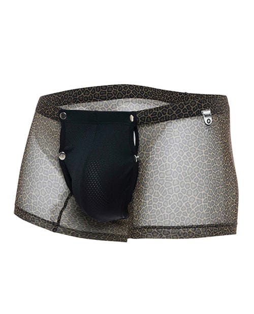 Malebasics Corp Male Basics Sinful Magic Leopard Pouch Thong Black Lingerie &amp; Costumes
