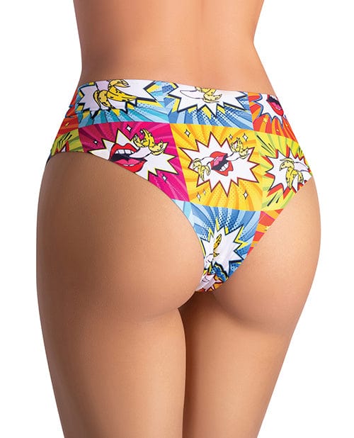 Mememe Usa LLC Mememe Comics Curious Girl Printed Slip Lingerie &amp; Costumes