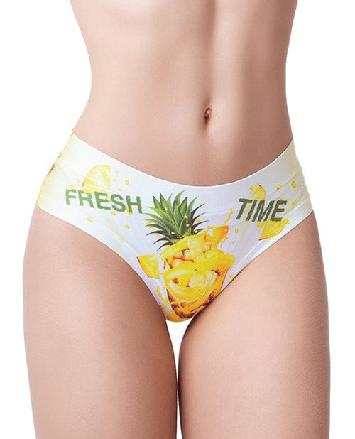 Mememe Usa LLC Mememe Fresh Summer Pineapple Printed Slip Large Lingerie & Costumes