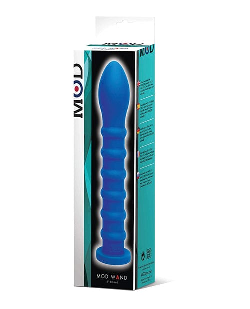 Mod Designs Mod Ribbed Wand - Blue Dildos