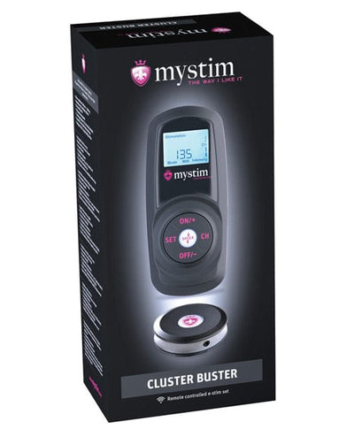 Mystim Mystim Cluster Buster Wireless eStim Starter Kit - Black Kink & BDSM