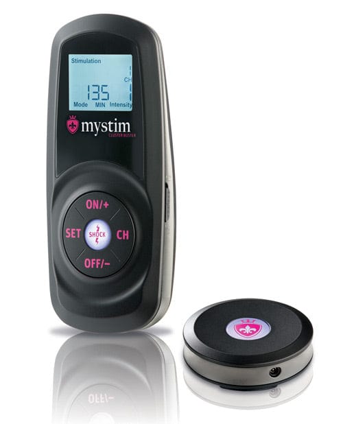 Mystim Mystim Cluster Buster Wireless eStim Starter Kit - Black Kink &amp; BDSM