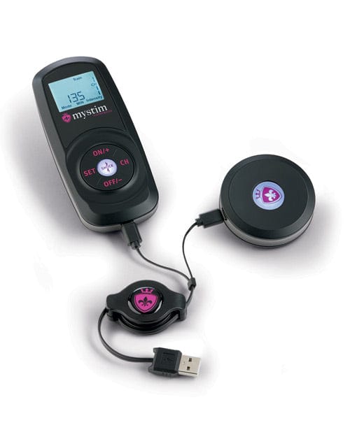 Mystim Mystim Cluster Buster Wireless eStim Starter Kit - Black Kink &amp; BDSM