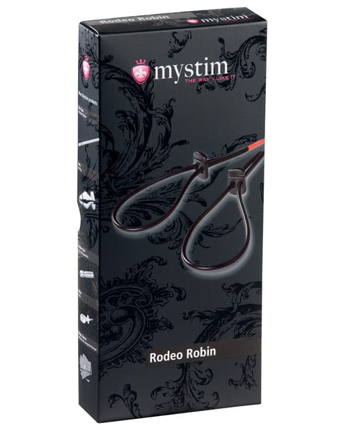 Mystim Mystim Rodeo Robin Penis & Testicle Strap Set - Black Kink & BDSM