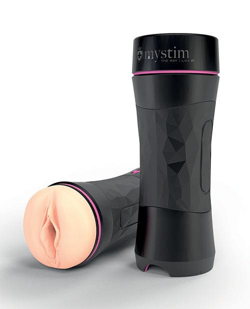 Mystim Mystim Oh-Pushme Vagina - Black Penis Toys
