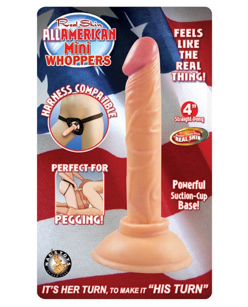 Nasstoys Real Skin All American Mini Whopper Straight Dong 4" Dildos