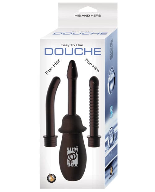 Nasstoys His &amp; Hers Easy To Use Douche - Black More