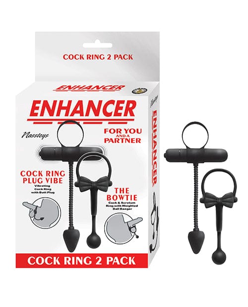 Nasstoys Enhancer Cockring 2 Pack - Black Penis Toys