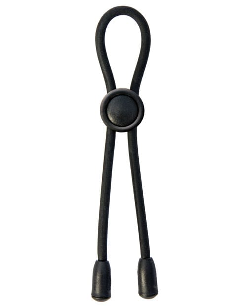 Nasstoys Mack Tuff Adjustable Silicone Cock Tie Black Penis Toys