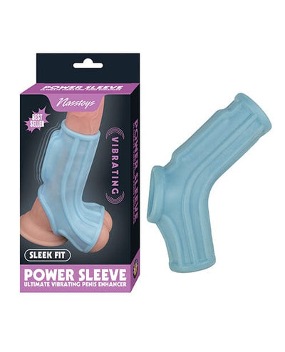 Nasstoys Vibrating Power Sleeve Sleek Fit Blue Penis Toys