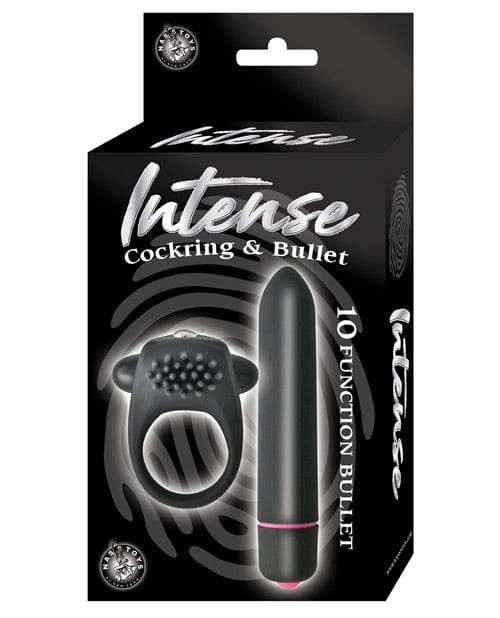 Nasstoys Intense Cockring &amp; Bullet - Black Vibrators