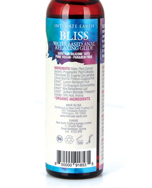 New Earth Trading Intimate Earth Bliss Anal Relaxing Waterbased Glide Lubes