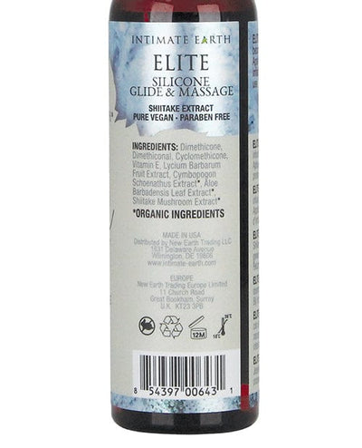 New Earth Trading Intimate Earth Elite Velvet Touch Silicone Glide & Massage Oil - 120ml Lubes